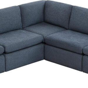 6885462facf11218d5558bf9fa6260e7eb0c0136941de2ed7c0f7.jpg CHITA Oversized Modular Sectional Sofa, FSC Certified L Shaped Sectional Couches for Living Room, 112 inch Width,4 Seat Modular Sofa with Storage Ottoman, Linen