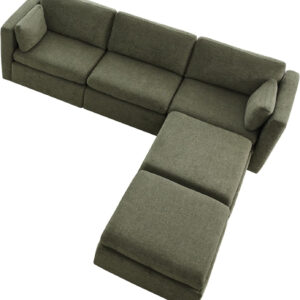 6885463c7354900896b201640f32d81ed8a00e15bfe87366564ba.jpg CHITA Oversized Modular Sectional Sofa, FSC Certified L Shaped Sectional Couches for Living Room, 112 inch Width,4 Seat Modular Sofa with Storage Ottoman, Linen