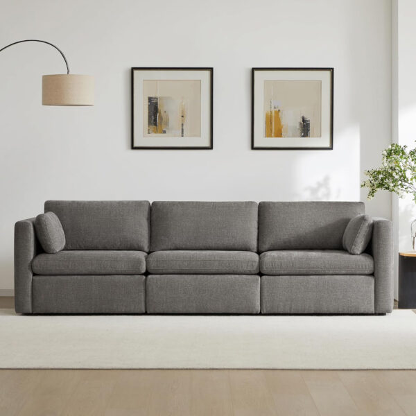68854664a01c4d8318748c1746956f905bc47ee040df8d60f9cf5.jpg CHITA Oversized Modular Sectional Sofa, FSC Certified L Shaped Sectional Couches for Living Room, 112 inch Width,4 Seat Modular Sofa with Storage Ottoman, Linen