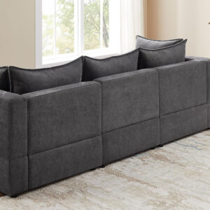 Modular Sectional Sofa, 5 Seater Sofa with Reversible Chaise for Living Room, L Shape Sofa