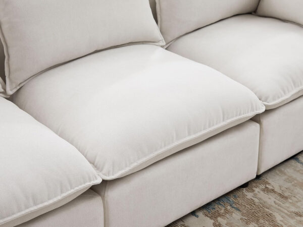 Modular Sectional Sofa, 5 Seater Sofa with Reversible Chaise for Living Room, L Shape Sofa