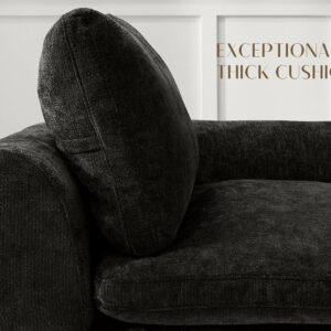 110" Cloud Sectional Couches for Living Room, Convertible L-Shape Couch with Ottoman, 3 Seater Modular Sectional Sofa, Warm White