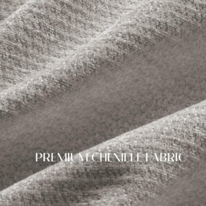 110" Cloud Sectional Couches for Living Room, Convertible L-Shape Couch with Ottoman, 3 Seater Modular Sectional Sofa, Warm White