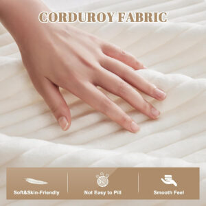 110” Cloud Sectional Couch, Boneless Sofa for Living Room, Modular Sectional Sofa with Deep Seat, Comfy Fluffy Couch with L-Shaped Chaise, No Assembly Required (Left-Facing Chaise, Dark Grey)