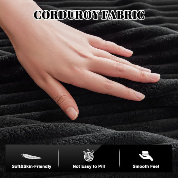 110” Cloud Sectional Couch, Boneless Sofa for Living Room, Modular Sectional Sofa with Deep Seat, Comfy Fluffy Couch with L-Shaped Chaise, No Assembly Required (Left-Facing Chaise, Dark Grey)