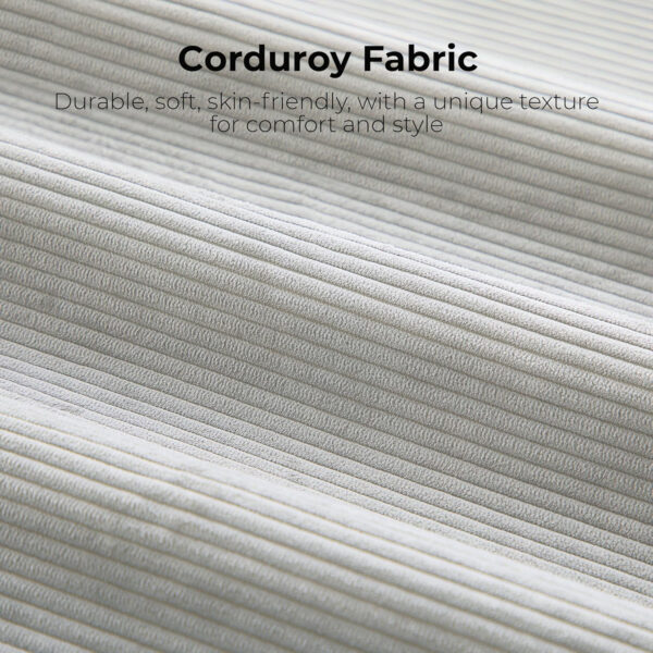 68855a5abaf2582e951c574eae26bffdb0f6a155b3544122bfb11.jpg LIKIMIO 118" Modern L-Shaped Modular Sectional Sofa for Living Room, Corduroy Upholstery Beige, Oversized 3-Seater Couch with Deep Seat and Movable Ottoman – No Assembly