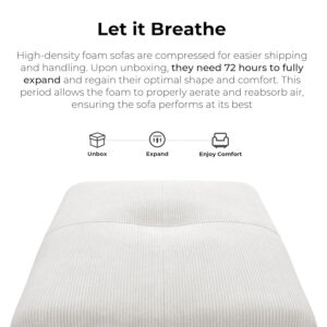 68855a5ba91fc02fb60e7593f104af4f9d87e31335414d96a018f.jpg LIKIMIO 118" Modern L-Shaped Modular Sectional Sofa for Living Room, Corduroy Upholstery Beige, Oversized 3-Seater Couch with Deep Seat and Movable Ottoman – No Assembly