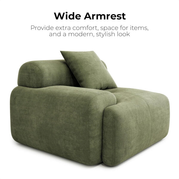 68855a6d74839ae9b8a61c9bb1401a1eecbb4aa75bfd8c5282682.jpg LIKIMIO 118" Modern L-Shaped Modular Sectional Sofa for Living Room, Corduroy Upholstery Beige, Oversized 3-Seater Couch with Deep Seat and Movable Ottoman – No Assembly