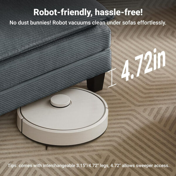 68855aa72f361486f87e69e60c91abb87d67ae60d767f757aa55f.jpg Modular Sectional Sofa, 111.5" U-Shaped Corduroy Comfy Sectional Couches for Living Room, 3-Seater Cloud Couches with 2 Movable Ottomans, Flexible Combination Modern Deep Seat Sofa (Beige)