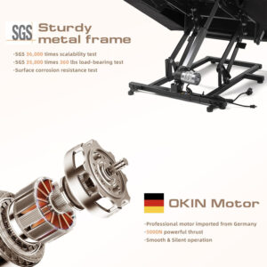 Large Power Lift Chairs Recliners for Elderly with Heated and Massage, Overstuffed Adjustable Lift Chairs, 3 Positions, Breathable Leather, USB-A and USB-C, Cup Holder, Side Pocket Dark Brown