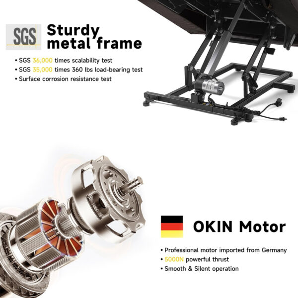 Large Power Lift Chairs Recliners for Elderly with Heated and Massage, Overstuffed Adjustable Lift Chairs, 3 Positions, Breathable Leather, USB-A and USB-C, Cup Holder, Side Pocket Dark Brown