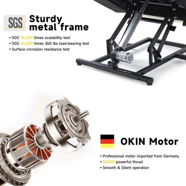 Large Power Lift Chairs Recliners for Elderly with Heated and Massage, Overstuffed Adjustable Lift Chairs, 3 Positions, Breathable Leather, USB-A and USB-C, Cup Holder, Side Pocket Dark Brown