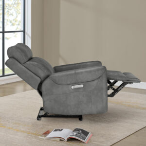 Leather Recliner Chair for Adults Wall Hugger RV Recliner with USB Charging Ports Electric Power Reclining Sofa for Living Room Home Theater Seating Bedroom