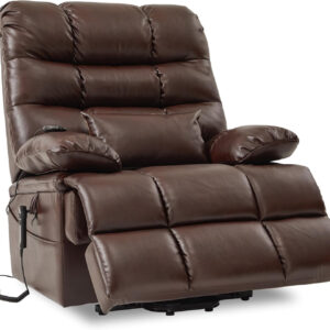 68868faae96f2c1d82c172241a7431651aa5ab8608208f3855e55.jpg DYNOX 400lbs Lift Chairs for Big & Tall Seniors Power Lay Flat Recliner Extra Large Wide Oversized Lift Sofa with Heat Massage Electric Lift Recliner Chair Bed(9205,Faux Leather, Dark Brown)