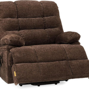 68868fb2baa158e06934b290778ae7ea351235137a0f9cc6f46b3.jpg DYNOX 400lbs Lift Chairs for Big & Tall Seniors Power Lay Flat Recliner Extra Large Wide Oversized Lift Sofa with Heat Massage Electric Lift Recliner Chair Bed(9205,Faux Leather, Dark Brown)