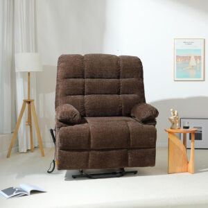 68868fb39da7f630def19af33ab76d1f5858e4ea5364e8c9272fd.jpg DYNOX 400lbs Lift Chairs for Big & Tall Seniors Power Lay Flat Recliner Extra Large Wide Oversized Lift Sofa with Heat Massage Electric Lift Recliner Chair Bed(9205,Faux Leather, Dark Brown)