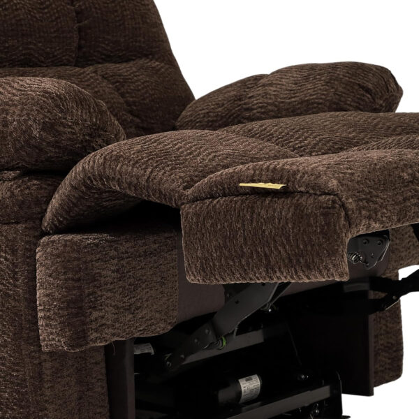 68868fbbc95ffb9910b12dd60bfd99dbadb3218d24fed25e3dcb6.jpg DYNOX 400lbs Lift Chairs for Big & Tall Seniors Power Lay Flat Recliner Extra Large Wide Oversized Lift Sofa with Heat Massage Electric Lift Recliner Chair Bed(9205,Faux Leather, Dark Brown)