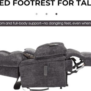 68868fbfd9be6df61bb43f647b0e42f863e3b306aac0cd30e3d9d.jpg DYNOX 400lbs Lift Chairs for Big & Tall Seniors Power Lay Flat Recliner Extra Large Wide Oversized Lift Sofa with Heat Massage Electric Lift Recliner Chair Bed(9205,Faux Leather, Dark Brown)