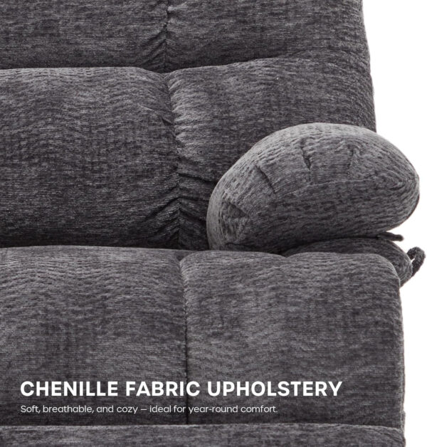 68868fc21a879cd98a55fa4cd9162a9e9ff47da4e1f4d3e2d3898.jpg DYNOX 400lbs Lift Chairs for Big & Tall Seniors Power Lay Flat Recliner Extra Large Wide Oversized Lift Sofa with Heat Massage Electric Lift Recliner Chair Bed(9205,Faux Leather, Dark Brown)