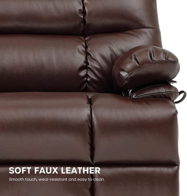 68868fdfbcc0c5656fe0c4e94714fbf26457a1d7232a4cad2ea73.jpg DYNOX 400lbs Lift Chairs for Big & Tall Seniors Power Lay Flat Recliner Extra Large Wide Oversized Lift Sofa with Heat Massage Electric Lift Recliner Chair Bed(9205,Faux Leather, Dark Brown)