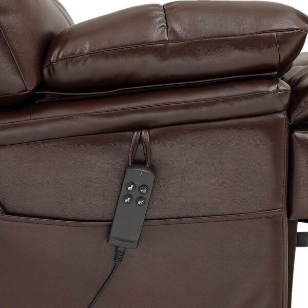 68868fe14182c9a1265e79c925d436061b9382f90732fb27281f0.jpg DYNOX 400lbs Lift Chairs for Big & Tall Seniors Power Lay Flat Recliner Extra Large Wide Oversized Lift Sofa with Heat Massage Electric Lift Recliner Chair Bed(9205,Faux Leather, Dark Brown)