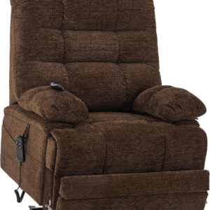 68868feeaa8e08a8f2008ef6cdd9cf1315a9002bfeb432294102f.jpg DYNOX 400lbs Lift Chairs for Big & Tall Seniors Power Lay Flat Recliner Extra Large Wide Oversized Lift Sofa with Heat Massage Electric Lift Recliner Chair Bed(9205,Faux Leather, Dark Brown)