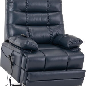 68868ff7694797d26b5163478376356809feaaad5673eb9fa8360.jpg DYNOX 400lbs Lift Chairs for Big & Tall Seniors Power Lay Flat Recliner Extra Large Wide Oversized Lift Sofa with Heat Massage Electric Lift Recliner Chair Bed(9205,Faux Leather, Dark Brown)