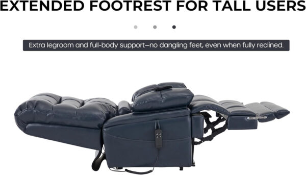 68868ff89dc162c0aea433ad227776d3e9676456c8bff0651c784.jpg DYNOX 400lbs Lift Chairs for Big & Tall Seniors Power Lay Flat Recliner Extra Large Wide Oversized Lift Sofa with Heat Massage Electric Lift Recliner Chair Bed(9205,Faux Leather, Dark Brown)