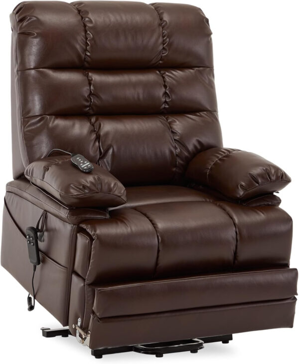 68869007ebcce6f593cd8ea06384508361e6e65fab33f77e76cbe.jpg DYNOX 400lbs Lift Chairs for Big & Tall Seniors Power Lay Flat Recliner Extra Large Wide Oversized Lift Sofa with Heat Massage Electric Lift Recliner Chair Bed(9205,Faux Leather, Dark Brown)
