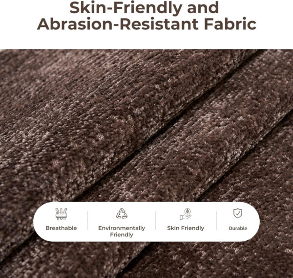 Dual Motor Power Lift Recliner Chair for Elderly with Massage and Heat, Oversized Lift Chair with Arm Storage, Lay Flat Lift Recliner for Adults, Big Tall, Infinite Position, Brown