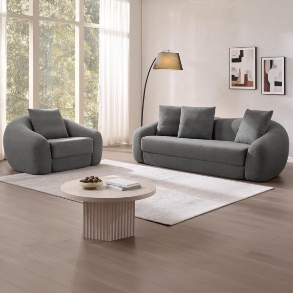 SICOTAS Sofa Couch Bed for Living Room Futon Cloud Boneless Sleeper Sofa Pull Out Convertible Floor Couch in a Box with Deep Seet 3 Seater Foam Bed No Assembly Required for Bedroom Apartment, Brown