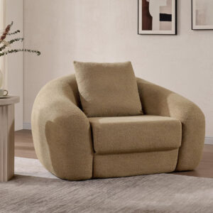 SICOTAS Sofa Couch Bed for Living Room Futon Cloud Boneless Sleeper Sofa Pull Out Convertible Floor Couch in a Box with Deep Seet 3 Seater Foam Bed No Assembly Required for Bedroom Apartment, Brown