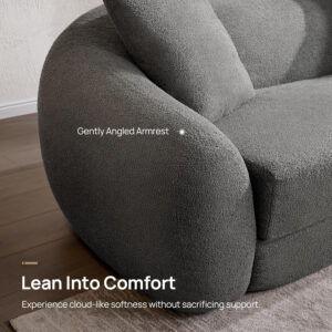 SICOTAS Sofa Couch Bed for Living Room Futon Cloud Boneless Sleeper Sofa Pull Out Convertible Floor Couch in a Box with Deep Seet 3 Seater Foam Bed No Assembly Required for Bedroom Apartment, Brown