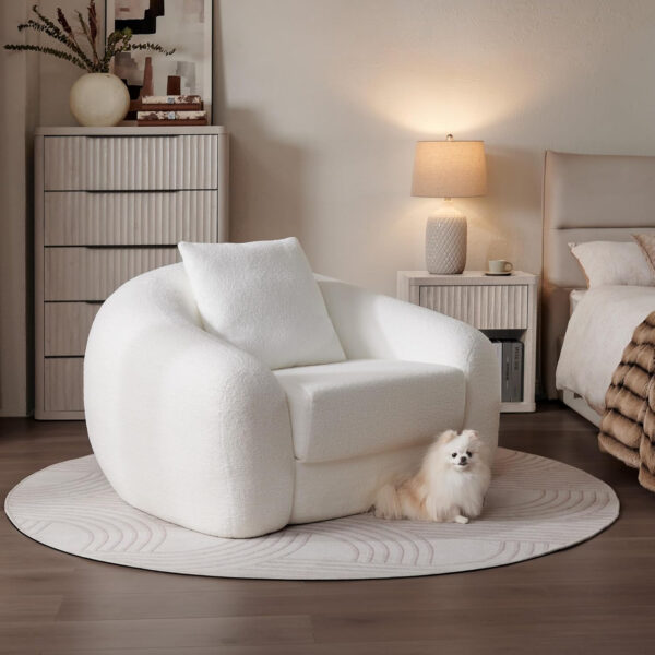 SICOTAS Sofa Couch Bed for Living Room Futon Cloud Boneless Sleeper Sofa Pull Out Convertible Floor Couch in a Box with Deep Seet 3 Seater Foam Bed No Assembly Required for Bedroom Apartment, Brown