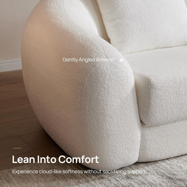 SICOTAS Sofa Couch Bed for Living Room Futon Cloud Boneless Sleeper Sofa Pull Out Convertible Floor Couch in a Box with Deep Seet 3 Seater Foam Bed No Assembly Required for Bedroom Apartment, Brown