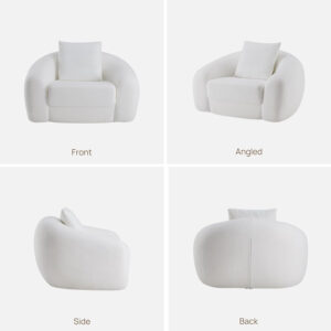 SICOTAS Sofa Couch Bed for Living Room Futon Cloud Boneless Sleeper Sofa Pull Out Convertible Floor Couch in a Box with Deep Seet 3 Seater Foam Bed No Assembly Required for Bedroom Apartment, Brown