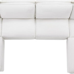 CHITA Sectional Modular Down Filled L Shape Sofa, Comfty L Shape Cloud Couch,FSC Certified L Shaped Couch for Living Room, 114 inch Width,4 Seat with Storage Ottoman, Snow