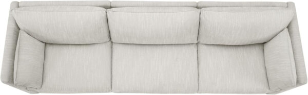 CHITA Sectional Modular Down Filled L Shape Sofa, Comfty L Shape Cloud Couch,FSC Certified L Shaped Couch for Living Room, 114 inch Width,4 Seat with Storage Ottoman, Snow