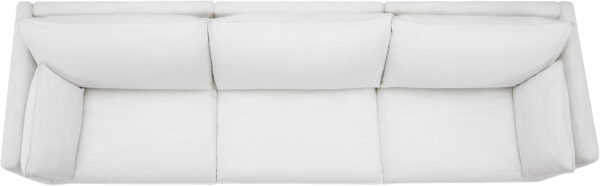 CHITA Sectional Modular Down Filled L Shape Sofa, Comfty L Shape Cloud Couch,FSC Certified L Shaped Couch for Living Room, 114 inch Width,4 Seat with Storage Ottoman, Snow