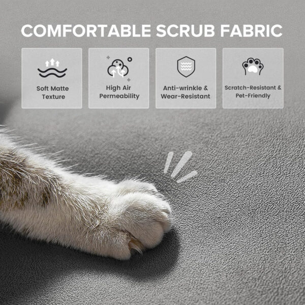 6886e9d1d617f198b467f79c585e63afc227dfbf7af1a8000d2f7.jpg COMHOMA Convertible Futon Sofa Bed, 68″Fabric Futon Couch with Adjustable Backrest, Folding Futon Sleeper Recliner for Living Room Furniture (Blue)