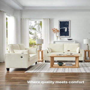 Brelice Pull Out Sofa Bed, Full Size Convertible Loveseat Sleeper Sofa, Corduroy Memory Foam Couch Bed for Living Room, Guest Room, Apartment, Home Office (Green)