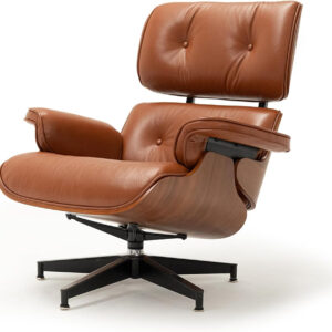 6886f17aa02c18f88b33aeb5559cfc5501af207af0d4b14b253c3.jpg Lounge Chair with Ottoman, Mid Century Modern Office Chair, Leather Chaise Lounge Chair Indoor, Heavy Duty Base Support for Living Room Study Lounge Office (Palisander Brown, Tall)