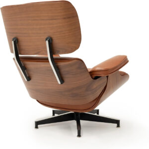 6886f17d8098d2d2454c265a867856171b8f76e9171118dc712d9.jpg Lounge Chair with Ottoman, Mid Century Modern Office Chair, Leather Chaise Lounge Chair Indoor, Heavy Duty Base Support for Living Room Study Lounge Office (Palisander Brown, Tall)