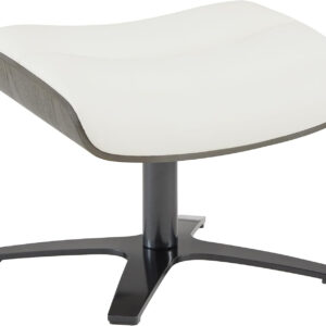 CHITA Genuine Leather Reclining Swivel Chair with Adjustable Headrest and Ottoman for Living Room, Teal