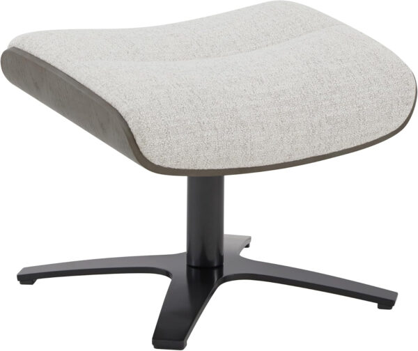 CHITA Genuine Leather Reclining Swivel Chair with Adjustable Headrest and Ottoman for Living Room, Teal