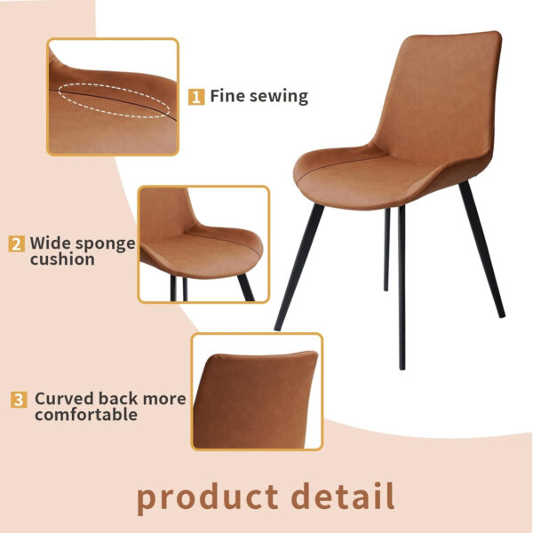 ZckyCine 6-8 Person Modern Rectangular Dining Table Set, 51-67 Inch Expandable Space-Saving Metal Frame Dining Table with Gray Table and 6 Black Chairs for Kitchen or Dining Room