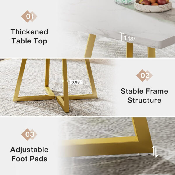 Tribesigns Square Dining Table for 2, 31.5" Industrial Dinner Table with Metal Base, Kitchen Table for Dining Room, Small Space, Apartment, Rustic Brown & Black