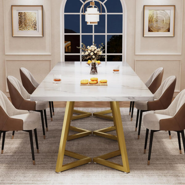 Tribesigns Square Dining Table for 2, 31.5" Industrial Dinner Table with Metal Base, Kitchen Table for Dining Room, Small Space, Apartment, Rustic Brown & Black