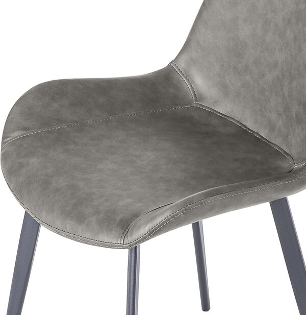 ZckyCine 67" Modern Rectangular Wooden Dining Table Set with 6 Brown Leather Chairs - Expandable, Space-Saving, Multifunctional