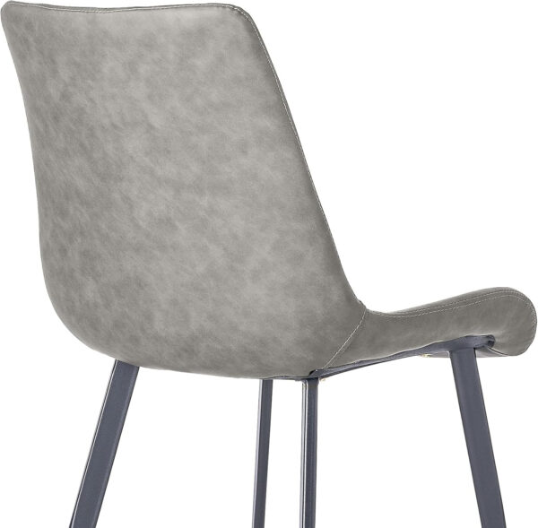 ZckyCine 67" Modern Rectangular Wooden Dining Table Set with 6 Brown Leather Chairs - Expandable, Space-Saving, Multifunctional